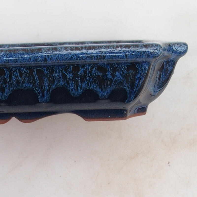 Bonsai tál 22 x 16,5 x 4 cm, kék színben