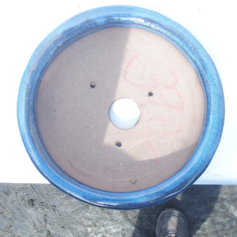 Bonsai tál 22 x 22 x 5,5 cm kék