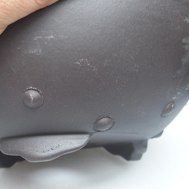 Bonsai tál 22 x 22 x 8 cm, fekete