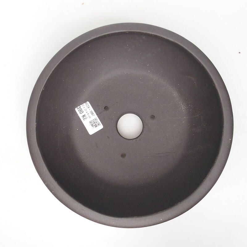 Bonsai tál 22 x 22 x 8 cm, fekete