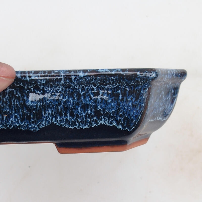 Bonsai tál 23 x 17,5 x 4,5 cm, kék színű