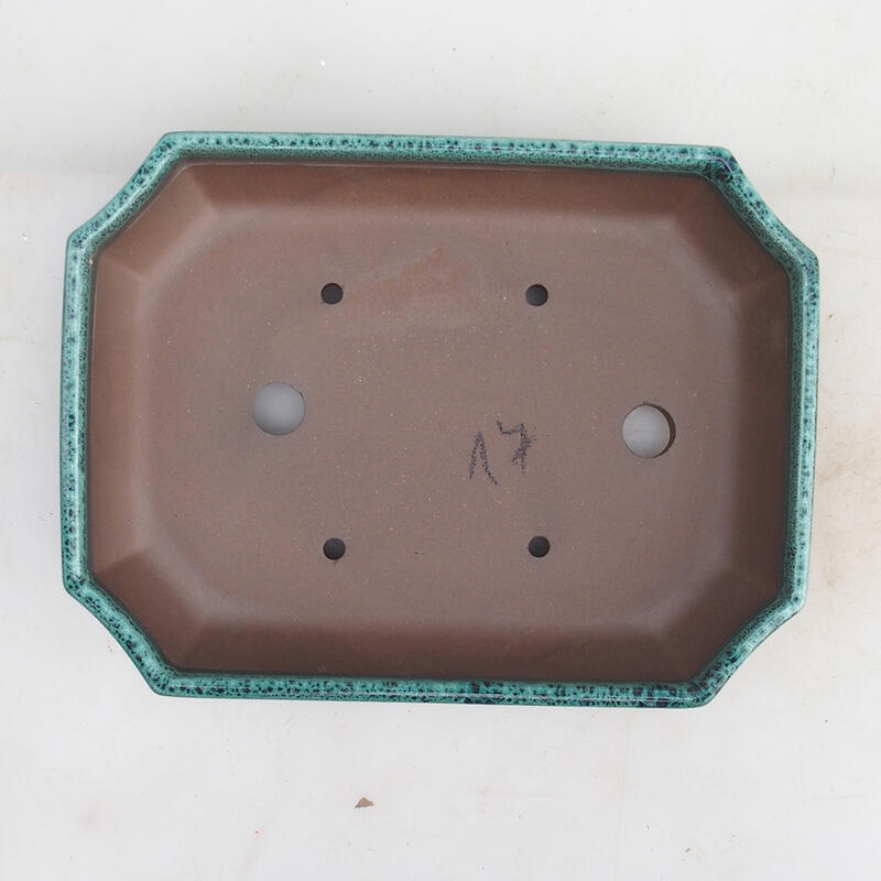 Bonsai tál 23 x 17,5 x 4,5 cm, zöld