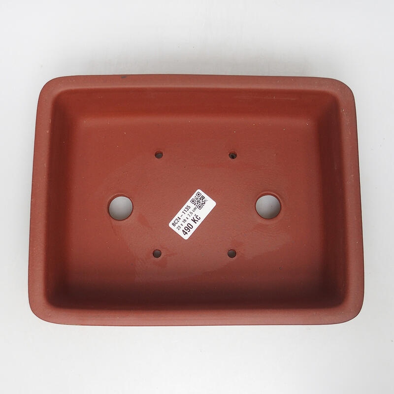 Bonsai tál 23 x 18 x 7,5 cm, téglaszínű, tégla színű