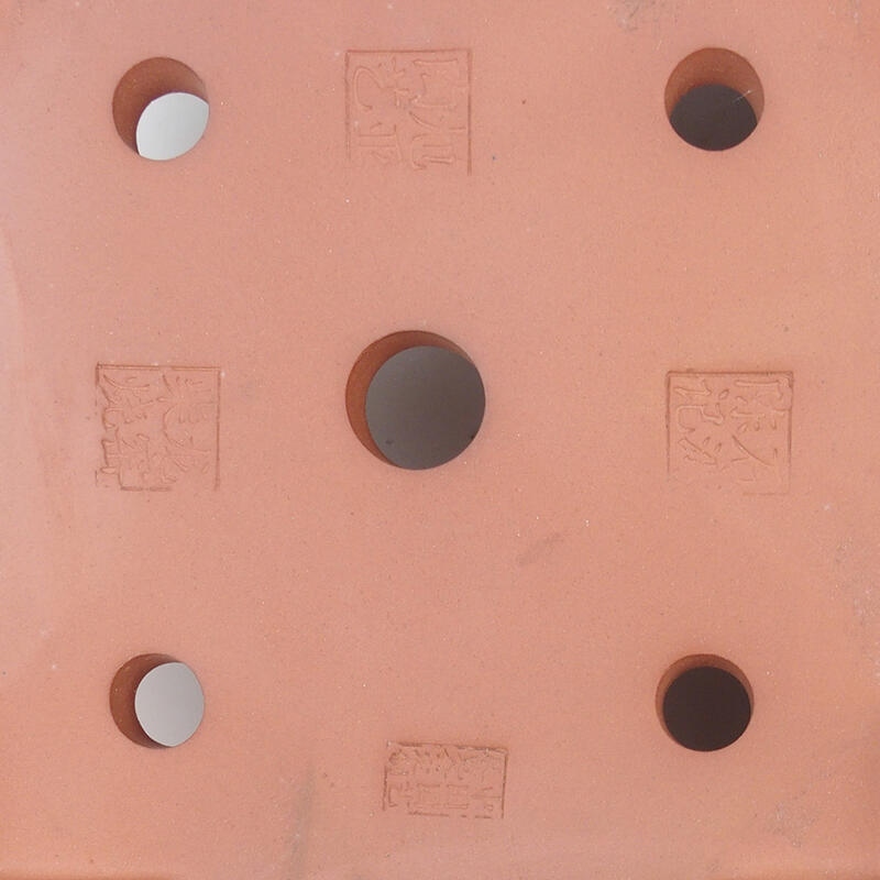 Bonsai tál 23 x 23 x 10,5 cm, barna