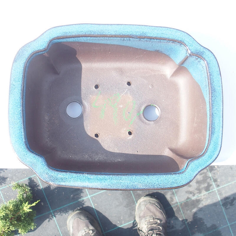 Bonsai tál 24 x 18,5 x 8 cm kék