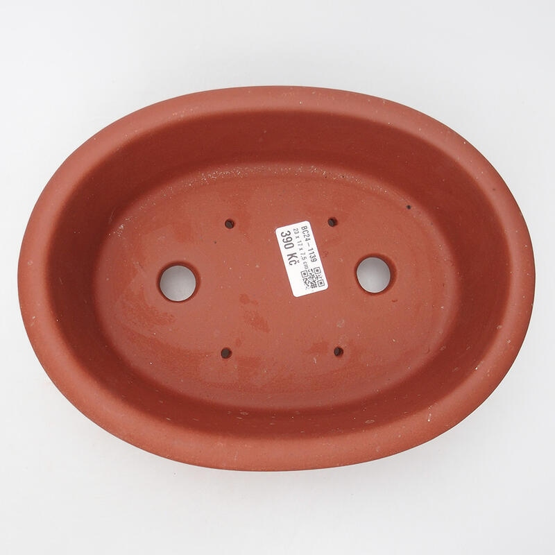 Bonsai tál 24 x 18 x 8 cm, téglaszínű, tégla színű