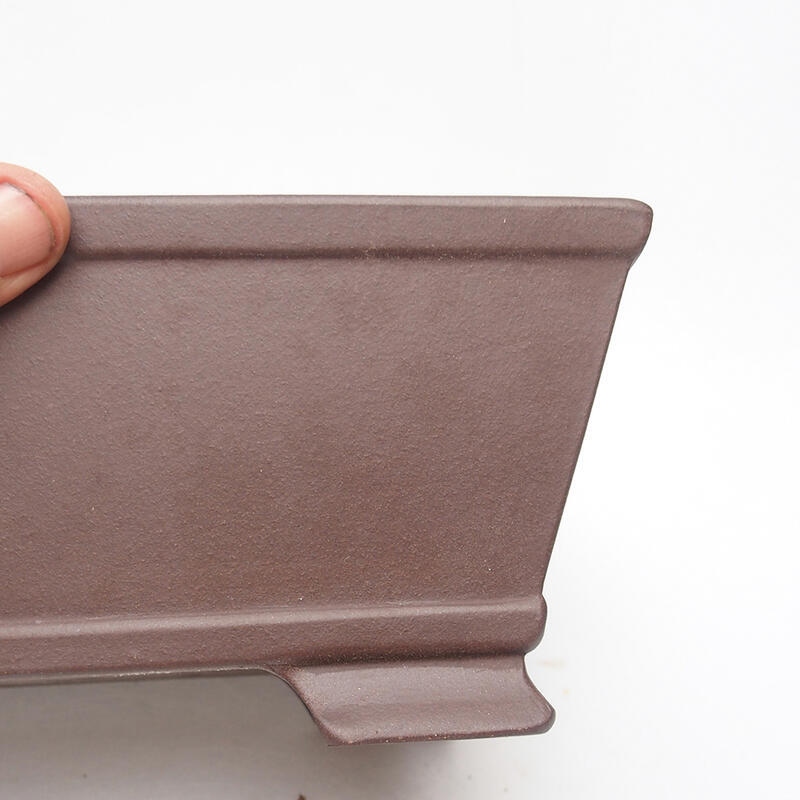 Bonsai tál 25 x 18 x 10 cm, barna