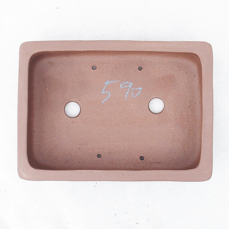 Bonsai tál 25 x 18 x 6 cm, barna