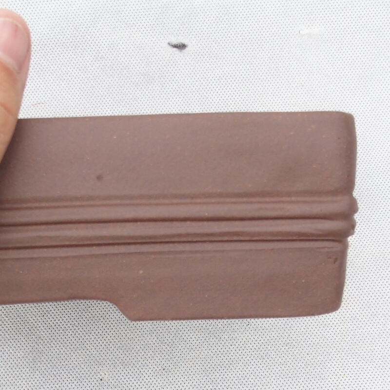 Bonsai tál 25 x 18 x 6 cm, barna