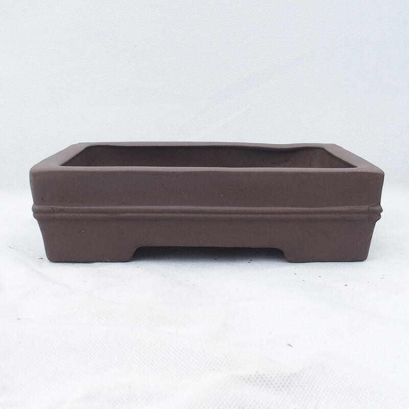 Bonsai tál 25 x 19 x 7 cm, barna