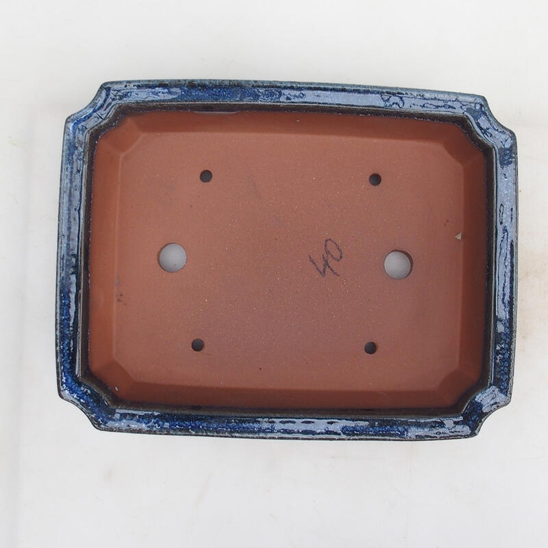 Bonsai tál 25 x 20 x 6 cm, kék színű