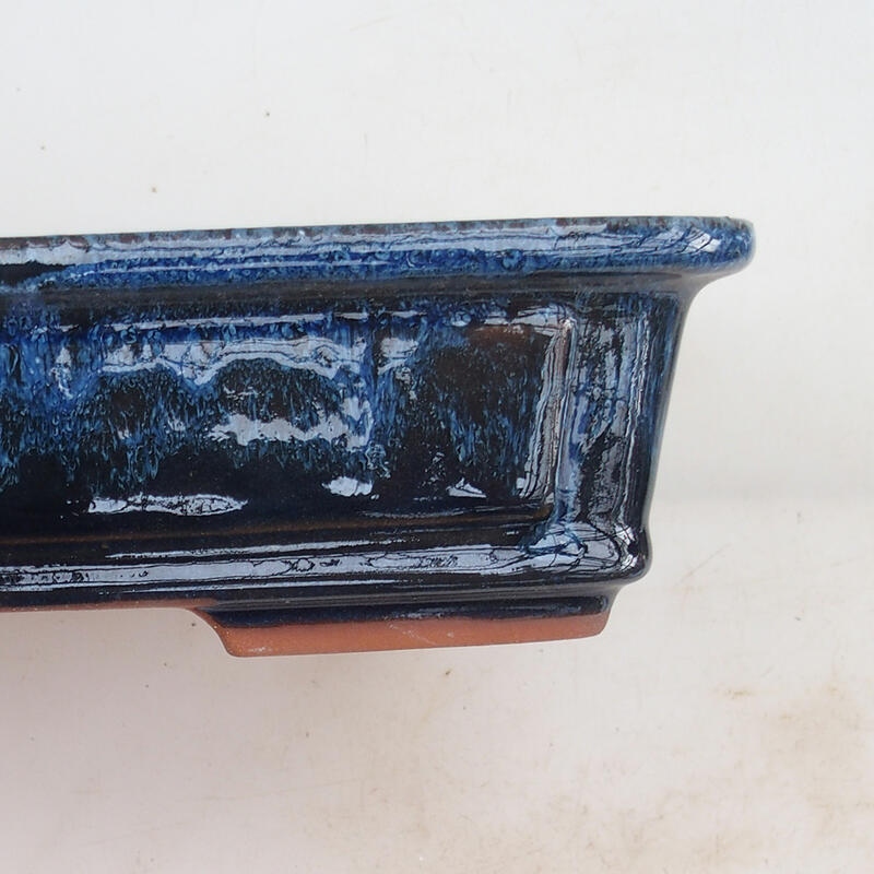 Bonsai tál 25 x 20 x 6 cm, kék színű
