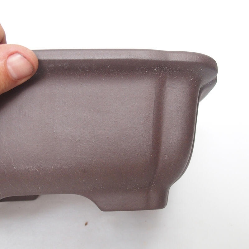 Bonsai tál 25 x 21 x 9,5cm, barna