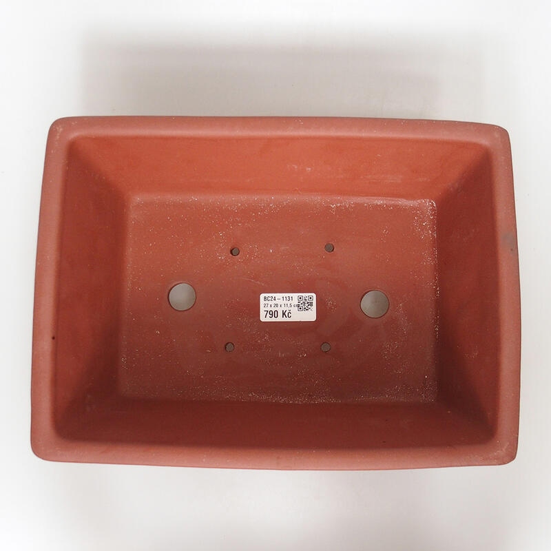 Bonsai tál 27,5 x 21 x 11 cm, téglaszínű, tégla színű