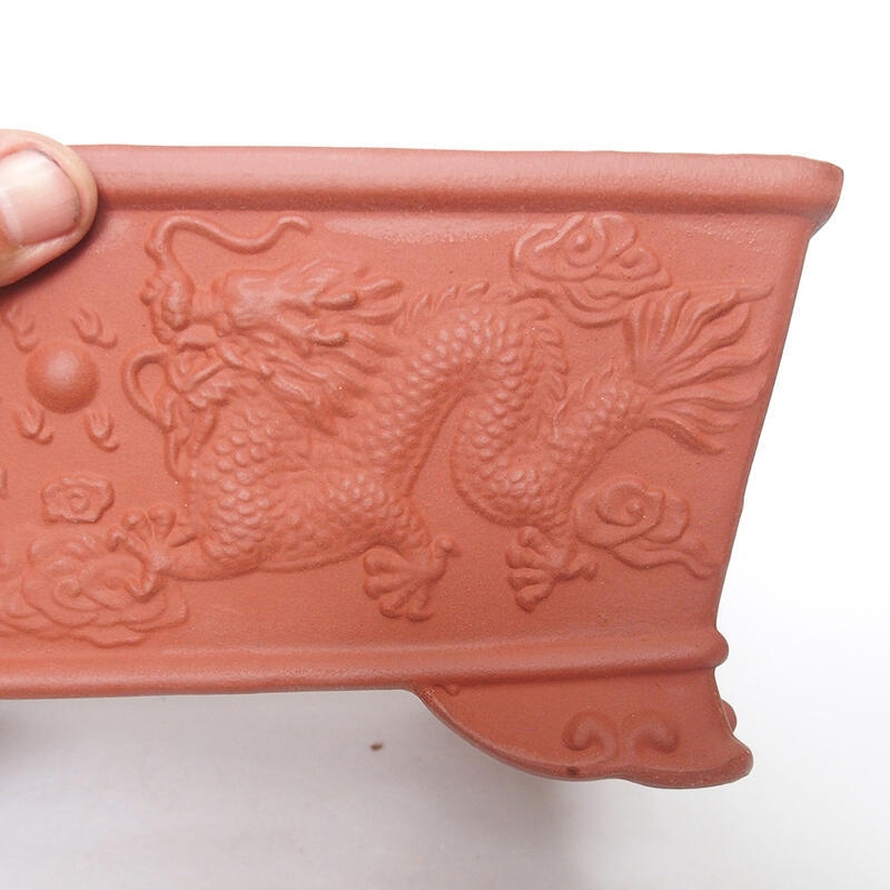 Bonsai tál 27,5 x 21 x 11 cm, téglaszínű, tégla színű