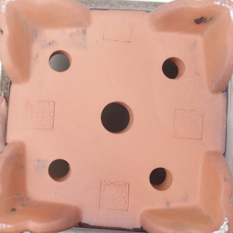 Bonsai tál 27 x 27 x 14,5 cm, barna