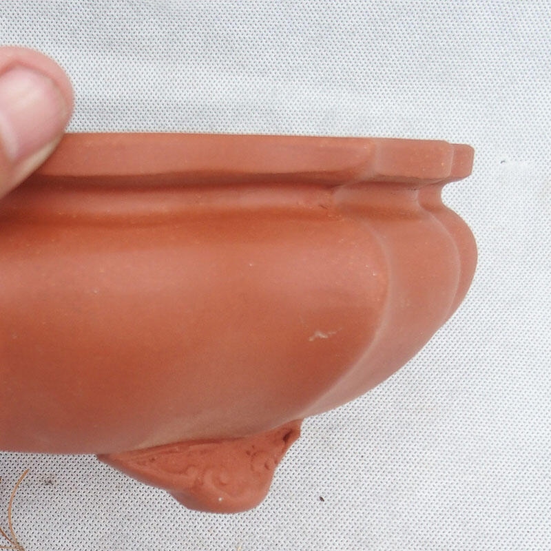 Bonsai tál 27 x 27 x 8 cm, színes rusztikus