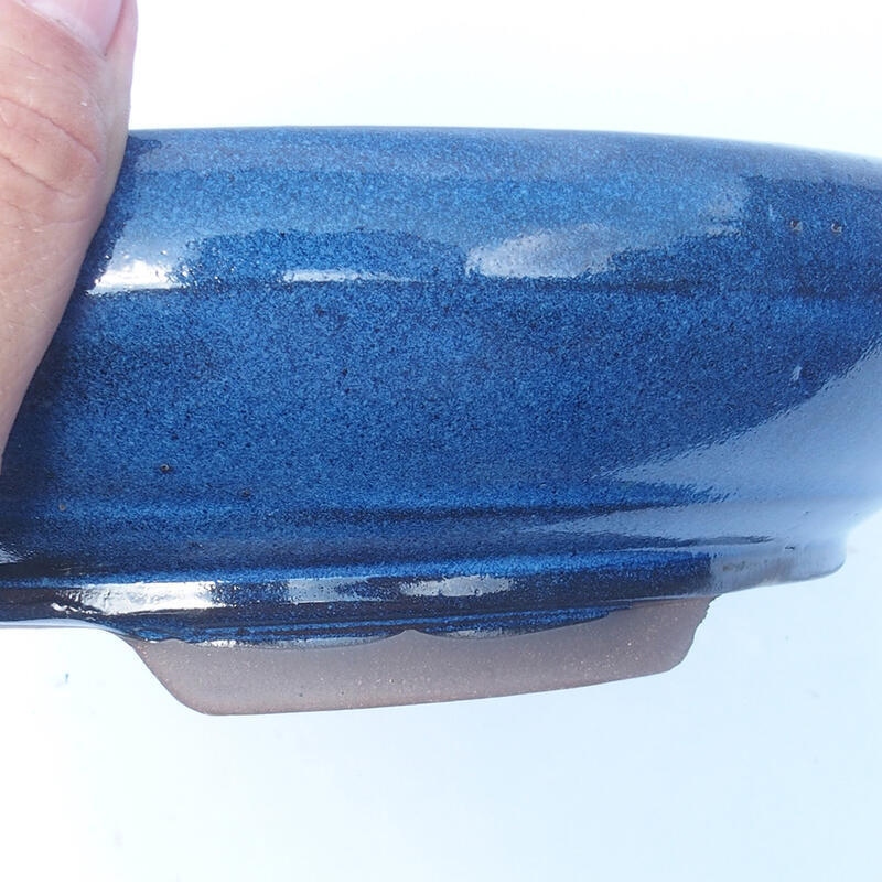 Bonsai tál 28 x 28 x 7 cm kék