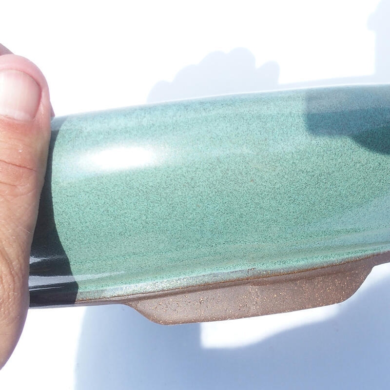 Bonsai tál 28 x 28 x 7 cm zöld