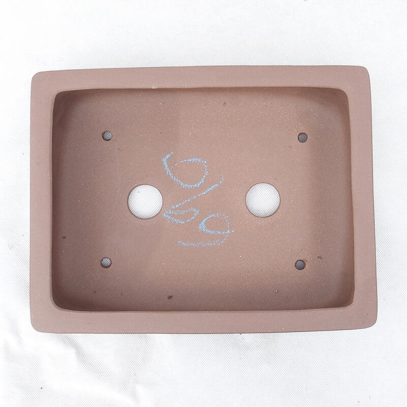 Bonsai tál 30 x 24 x 7 cm, barna