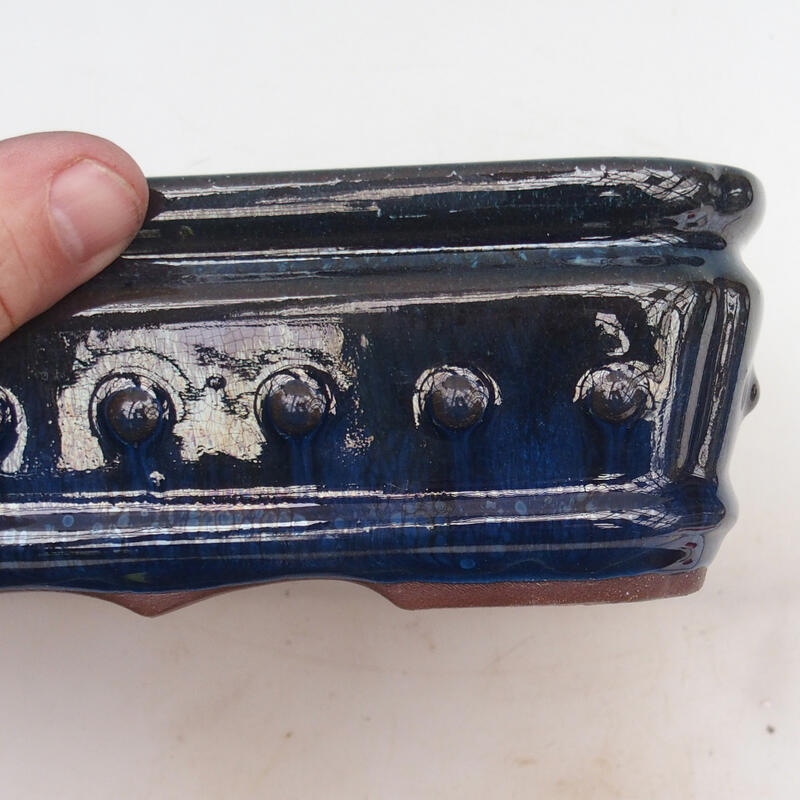 Bonsai tál 32 x 23 x 7 cm, kék színű