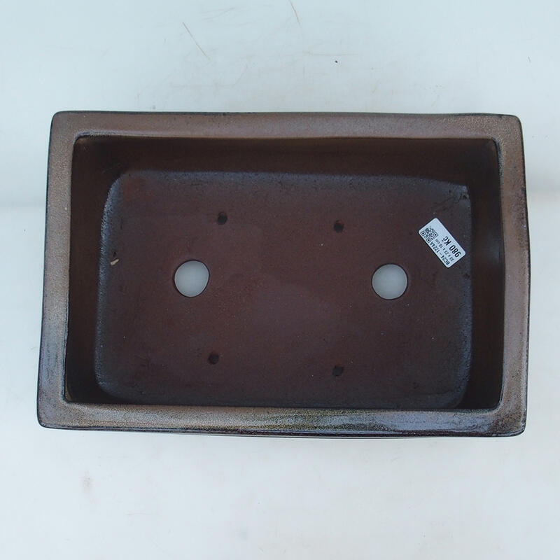 Bonsai tál 34 x 23 x 13,5 cm, barna