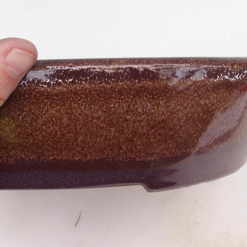 Bonsai tálka 34 x 27 x 7,5 cm, barna