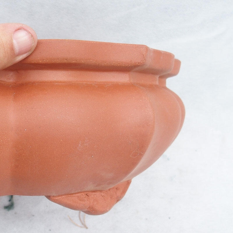 Bonsai tál 35 x 35 x 12 cm, színes rusztikus