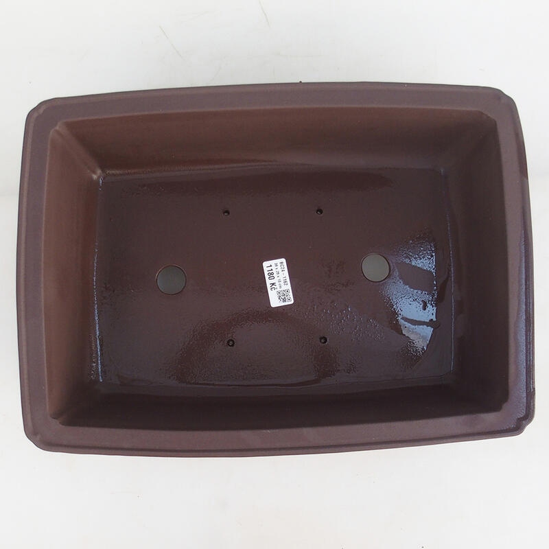 Bonsai tál 39 x 28 x 11 cm, barna