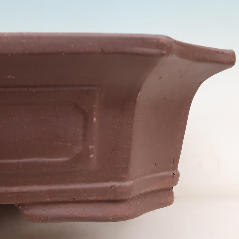 Bonsai tál 40,5 x 32,5 x 11,5 cm, barna színben