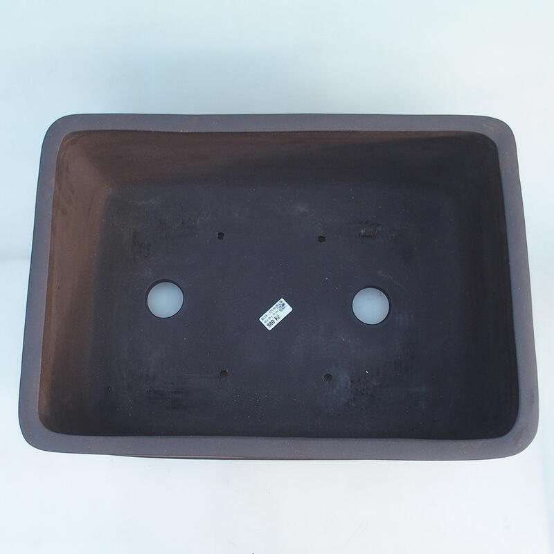 Bonsai tál 41,5 x 28 x 14 cm, fekete színben - csak raklapos szállításra