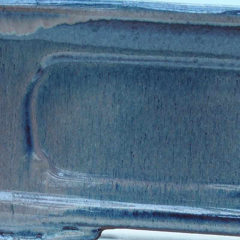 Bonsai tál 41 x 28 x 12,5 cm, kék-bézs színű - csak raklapos szállításra alkalmas