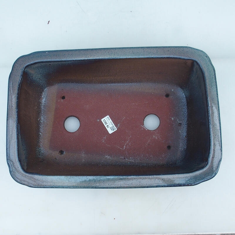 Bonsai tál 41 x 28 x 12,5 cm, kék-bézs színű - csak raklapos szállításra alkalmas