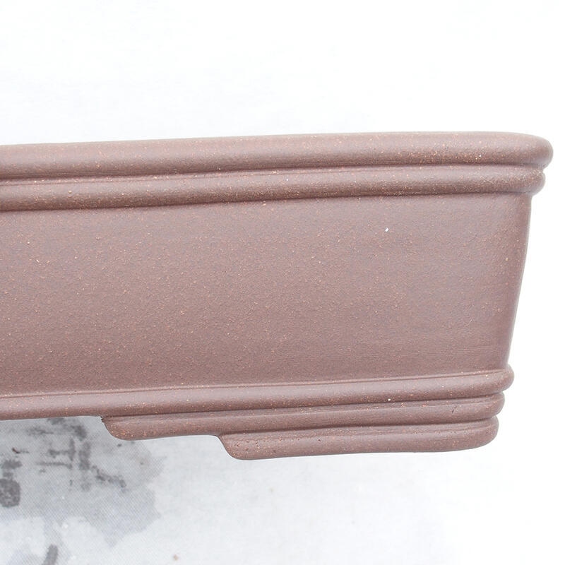 Bonsai tál 49 x 39 x 9,5 cm, barna