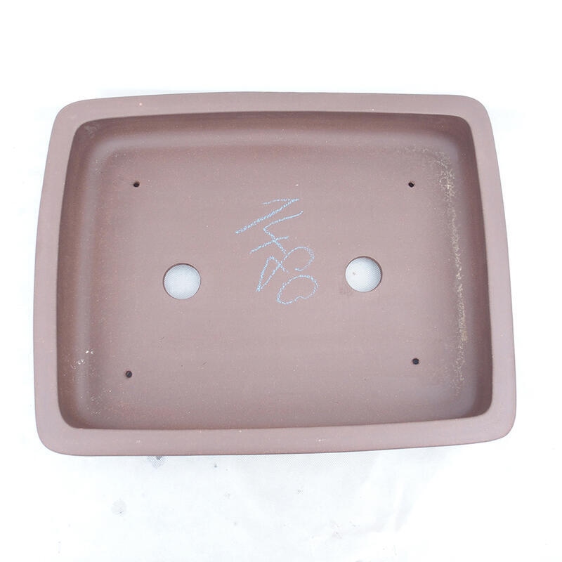 Bonsai tál 49 x 39 x 9,5 cm, barna