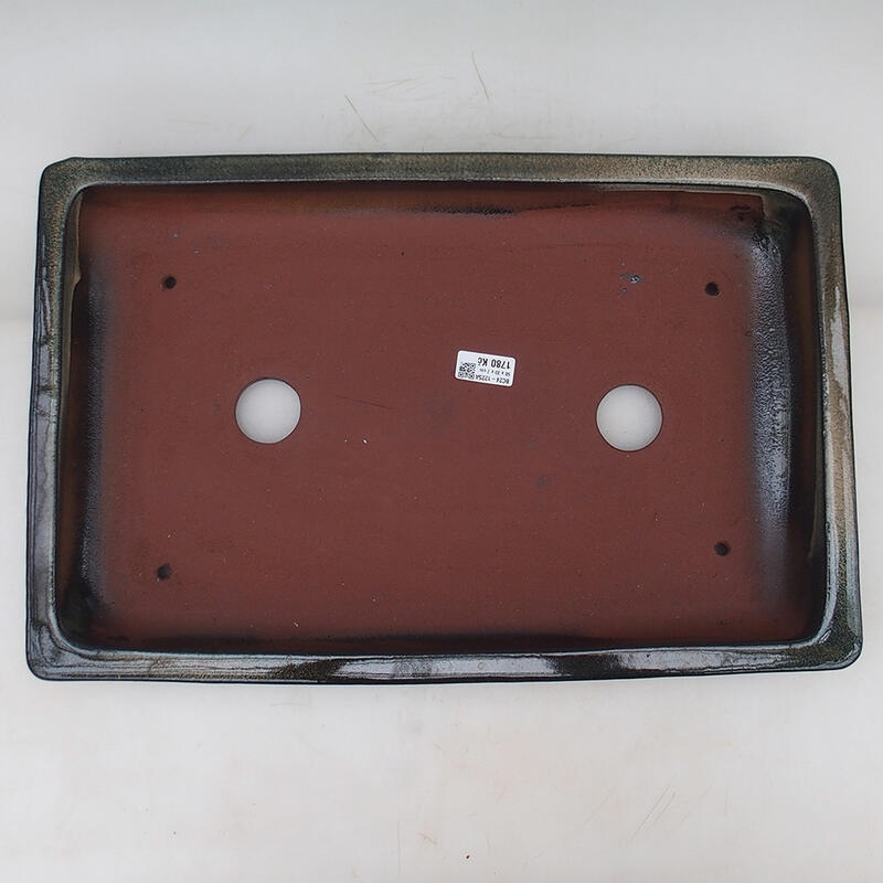 Bonsai tál 51 x 33 x 8 cm, kék-zöld - csak raklapos szállításhoz