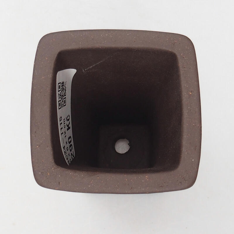 Bonsai tálka 6 x 6 x 13 cm, barna