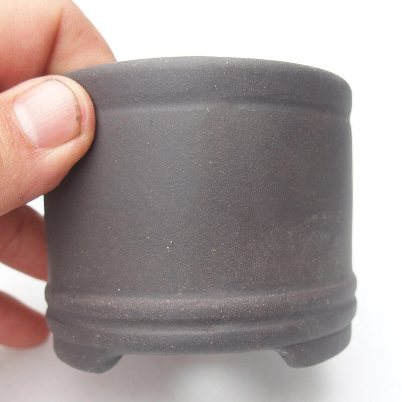 Bonsai tál 7,5 x 7,5 x 6,5 cm, fekete színű