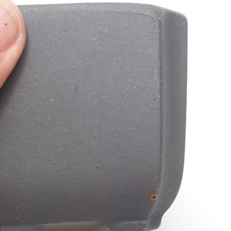 Bonsai tál 7 x 7 x 6 cm, fekete