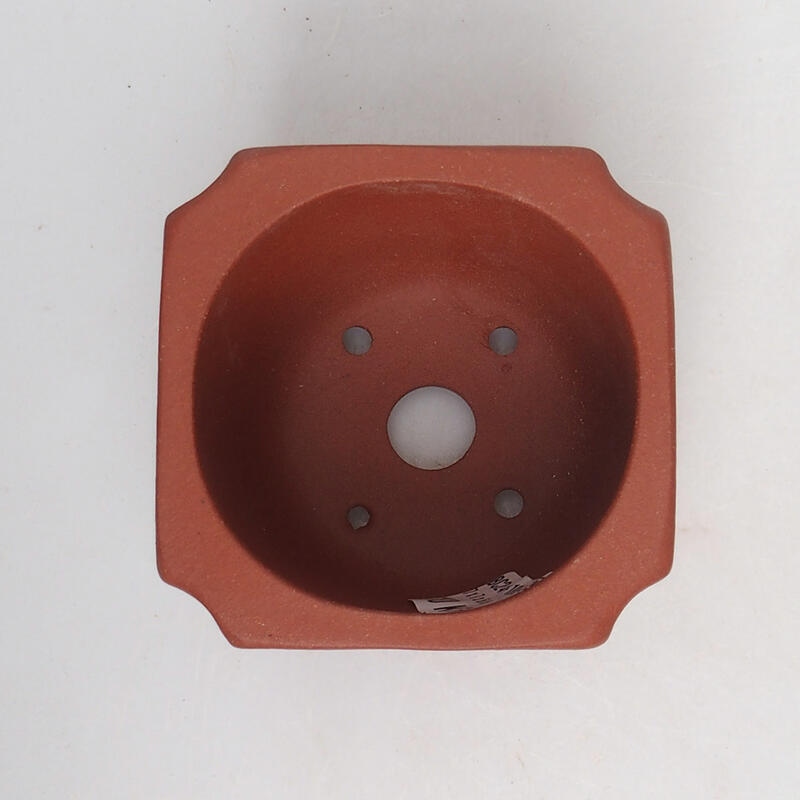 Bonsai tál 7 x 7 x 6 cm, téglaszínű, tégla színű