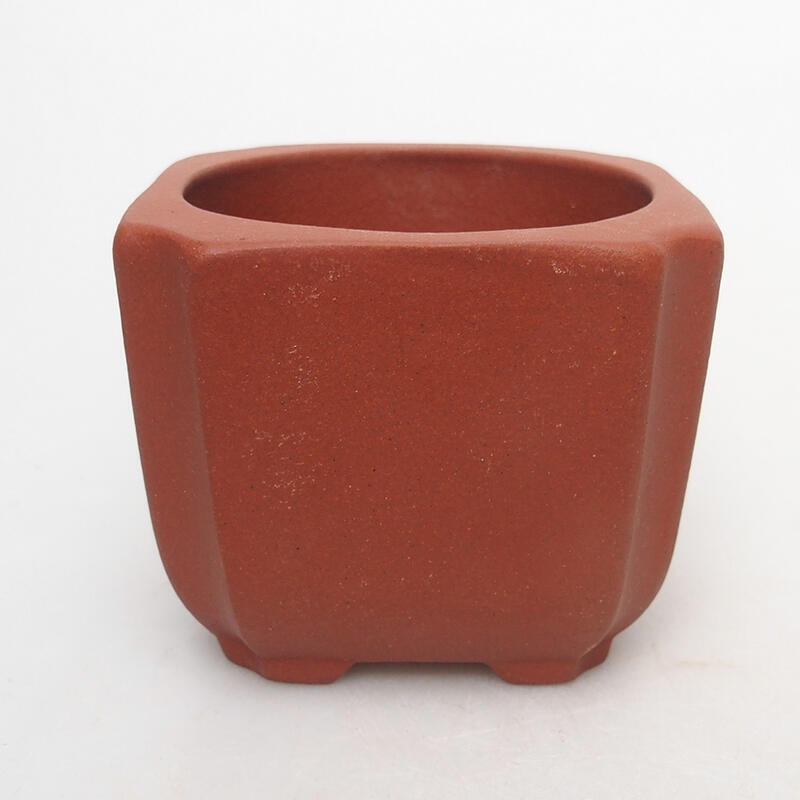 Bonsai tál 7 x 7 x 6 cm, téglaszínű, tégla színű