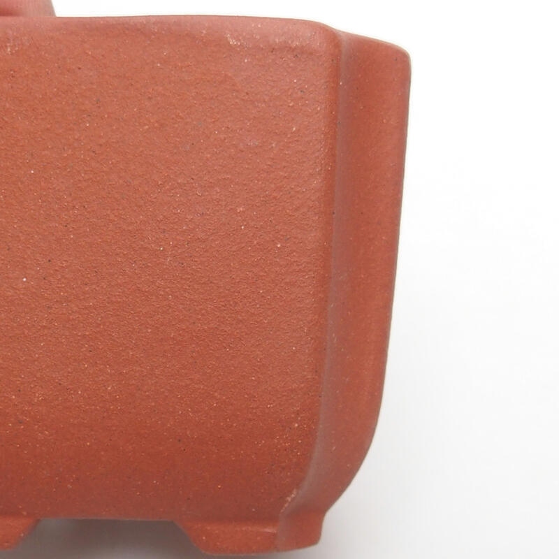 Bonsai tál 7 x 7 x 6 cm, téglaszínű, tégla színű