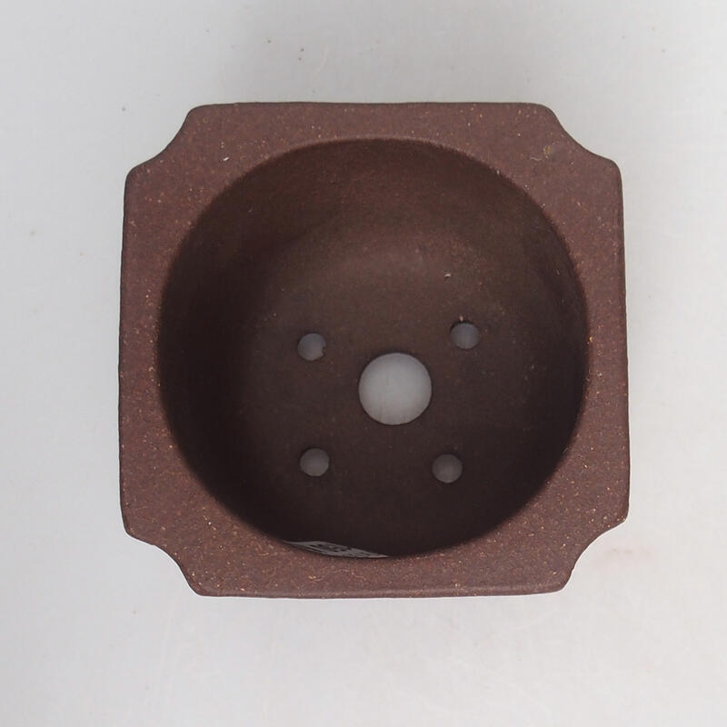 Bonsai tál 7 x 7 x 6 cm, barna