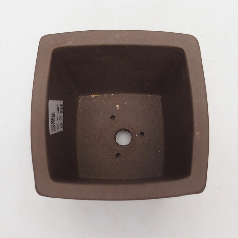 Bonsai tál 9,5 x 9,5 x 10 cm, barna színű