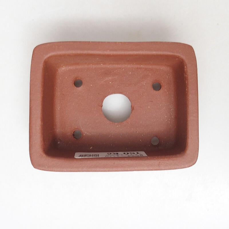 Bonsai tál 9 x 7 x 4 cm, téglaszínű, tégla színű