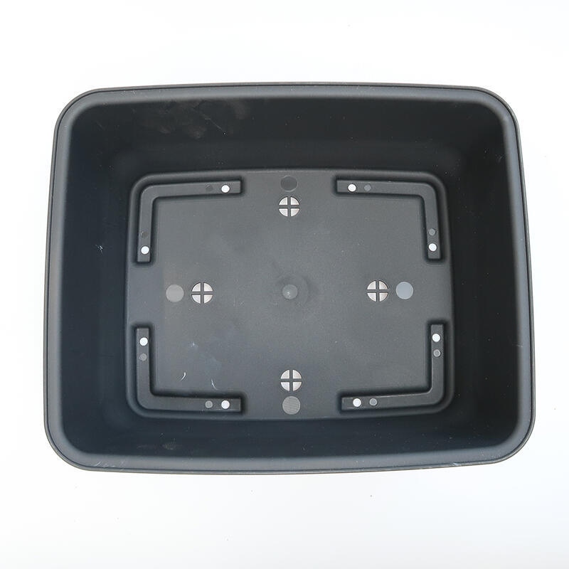 Bonsai tál műanyag MP-11 fekete - 28 x 23 x 10 cm