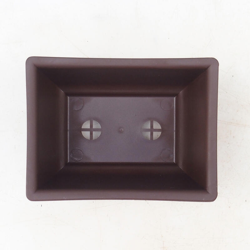 Bonsai tál műanyag MP-3 barna - 11 x 8 x 5,5 cm