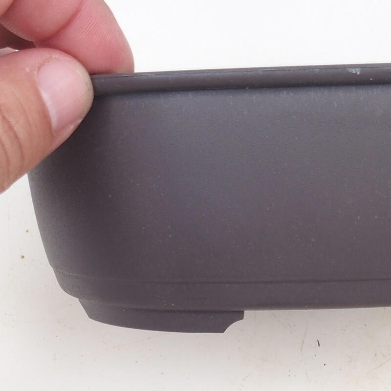 Bonsai tál műanyag MP-4 barna - 16 x 12,5 x 6 cm