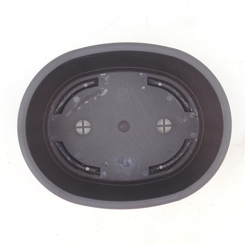 Bonsai tál műanyag MP-4 barna - 16 x 12,5 x 6 cm