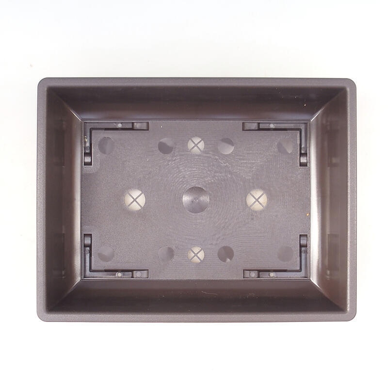 Bonsai tál műanyag MP-7 barna - 34 x 26 x 9 cm